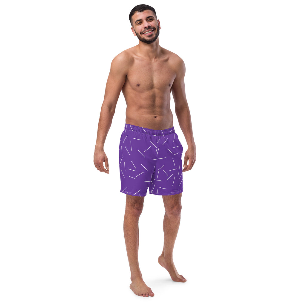 Purple Men's Swim Trunks